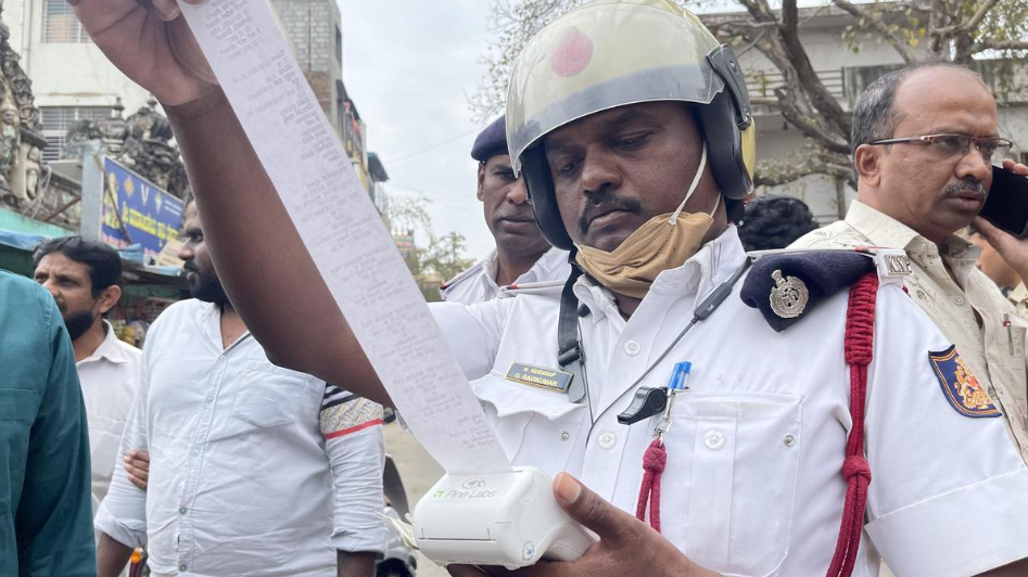 ₹19.23 crore traffic fines pending against Karnataka government vehicles