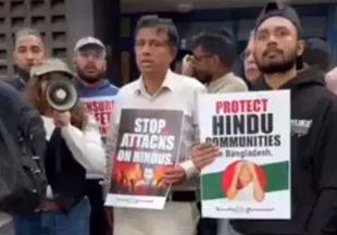 Hindu diaspora protests killings in Bangladesh