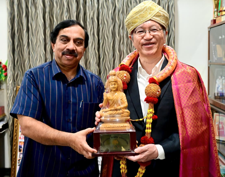 Japan Consul General praises Karnataka Olympic Association
