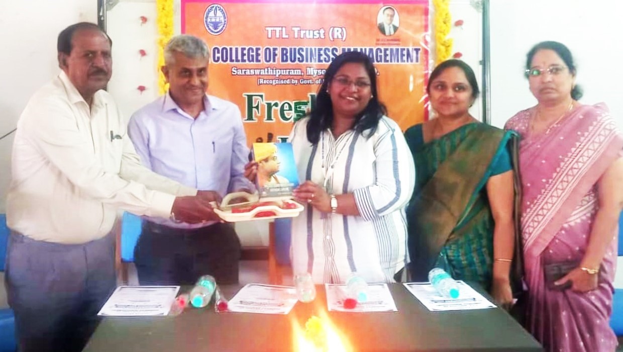Orientation Programme for B.Com & BBA students held at TTL College