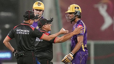 KKR’s Angkrish Raghuvanshi fined for emotional reaction after dismissal incident