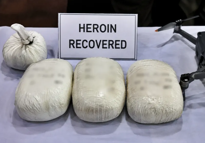 Drone narcotics delivery busted near border