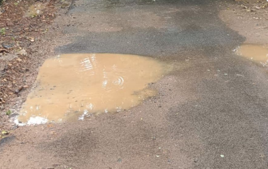 Bhadra upper bank work, road worth Rs 1.5 crore damaged in 3 months