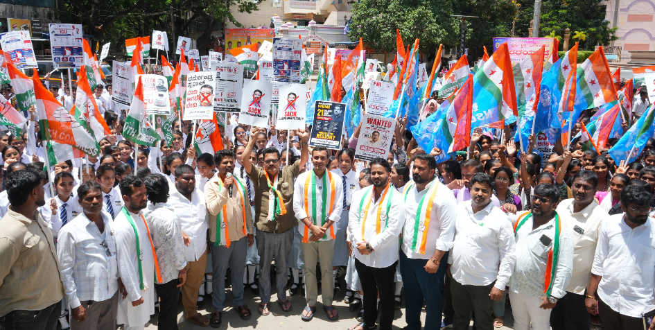 Davanagere protest demands NEET cancellation, CET revival
