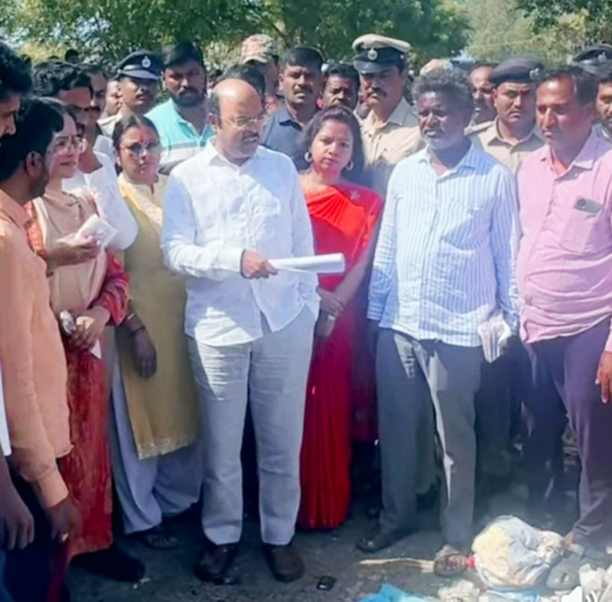 Yathindra Siddaramaiah visits Lalithadripura Road