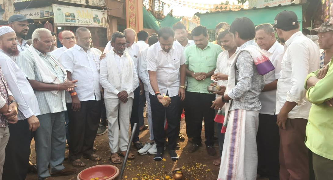 ₹1.5 crore road work launched in Bidar