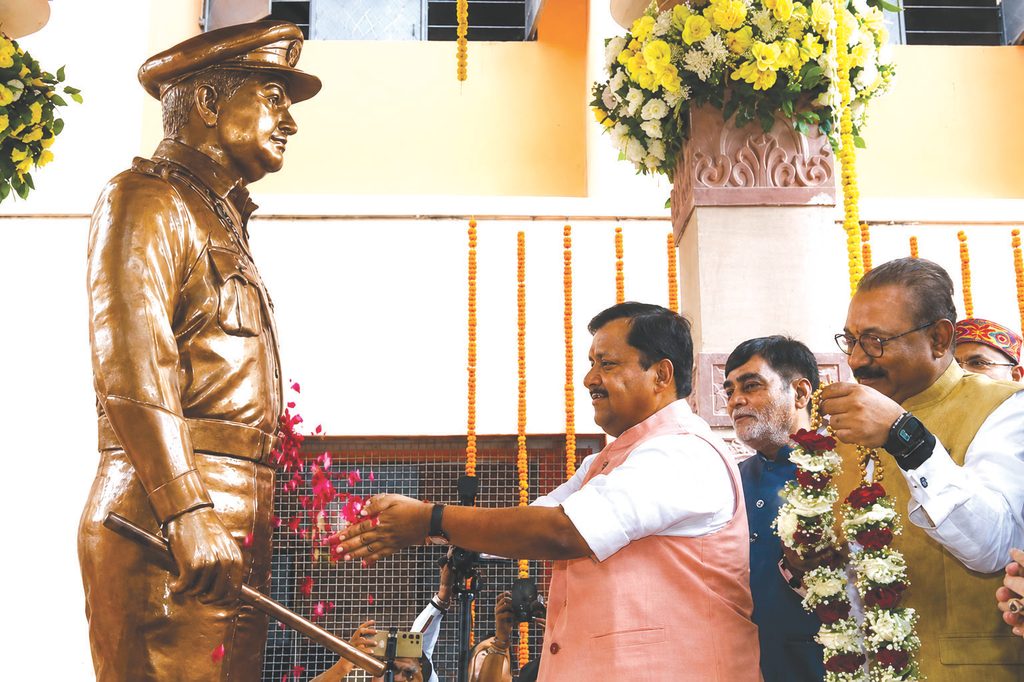 Nitin Nabin pays tribute to mentor