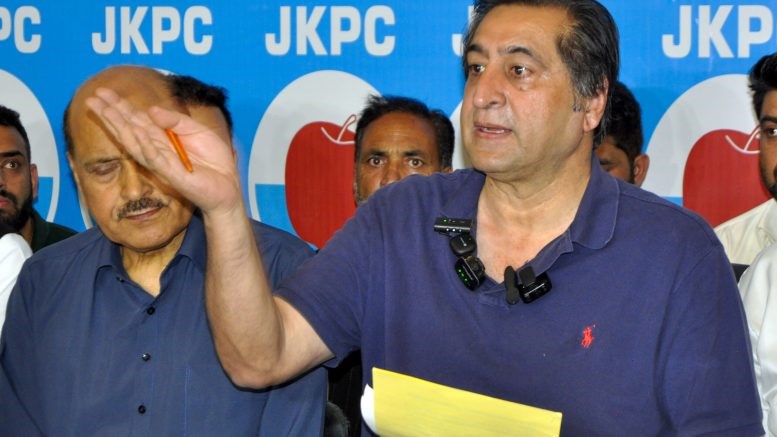 Sajad Lone Slams NC Statehood Protest