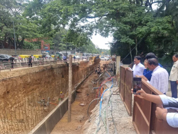 Worker safety priority as Wind Tunnel Road underpass work expedited
