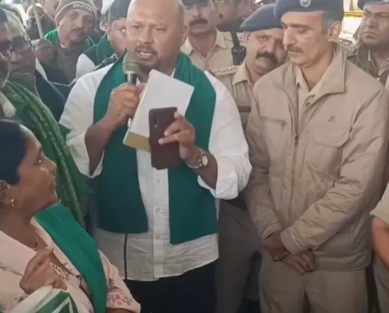 Farmers protest arrests over Bidadi township project