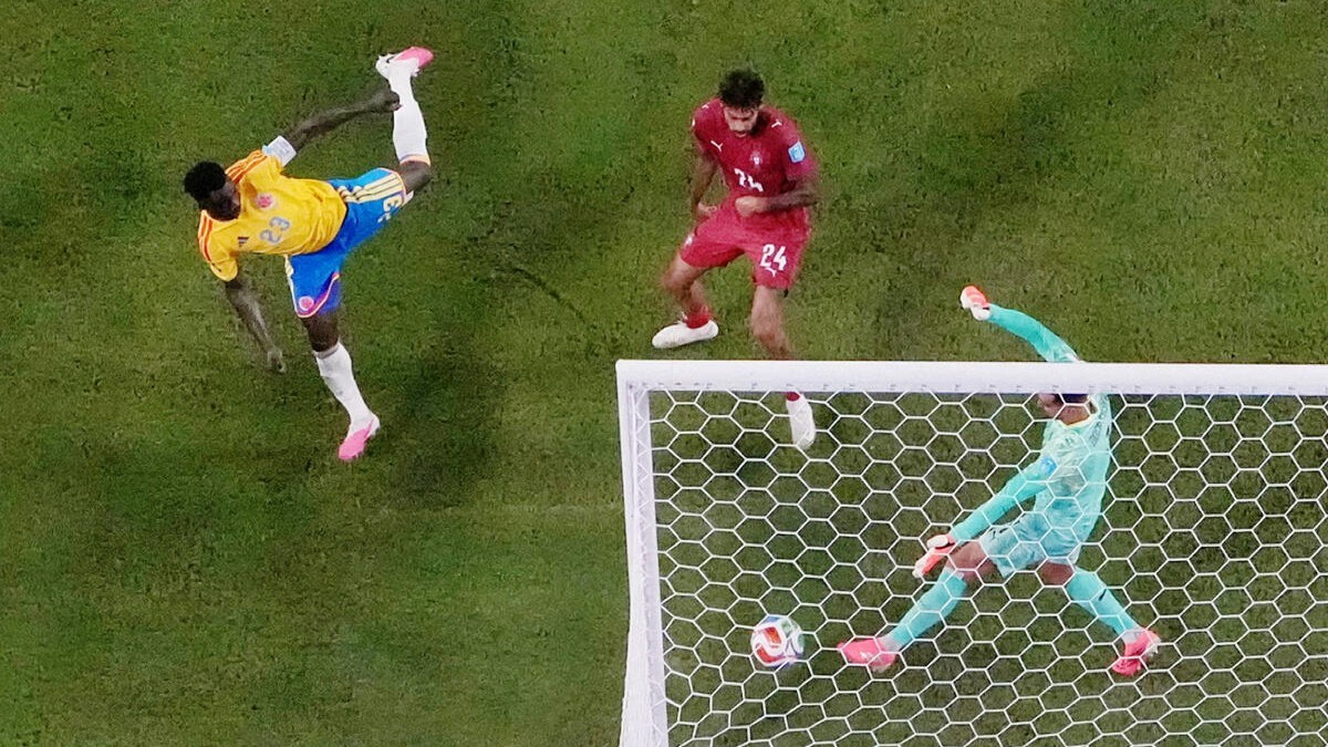 Colombia top Group K after goalless draw against Portugal