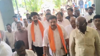 BJP begins Padayatra from Lingasugur to Ballari